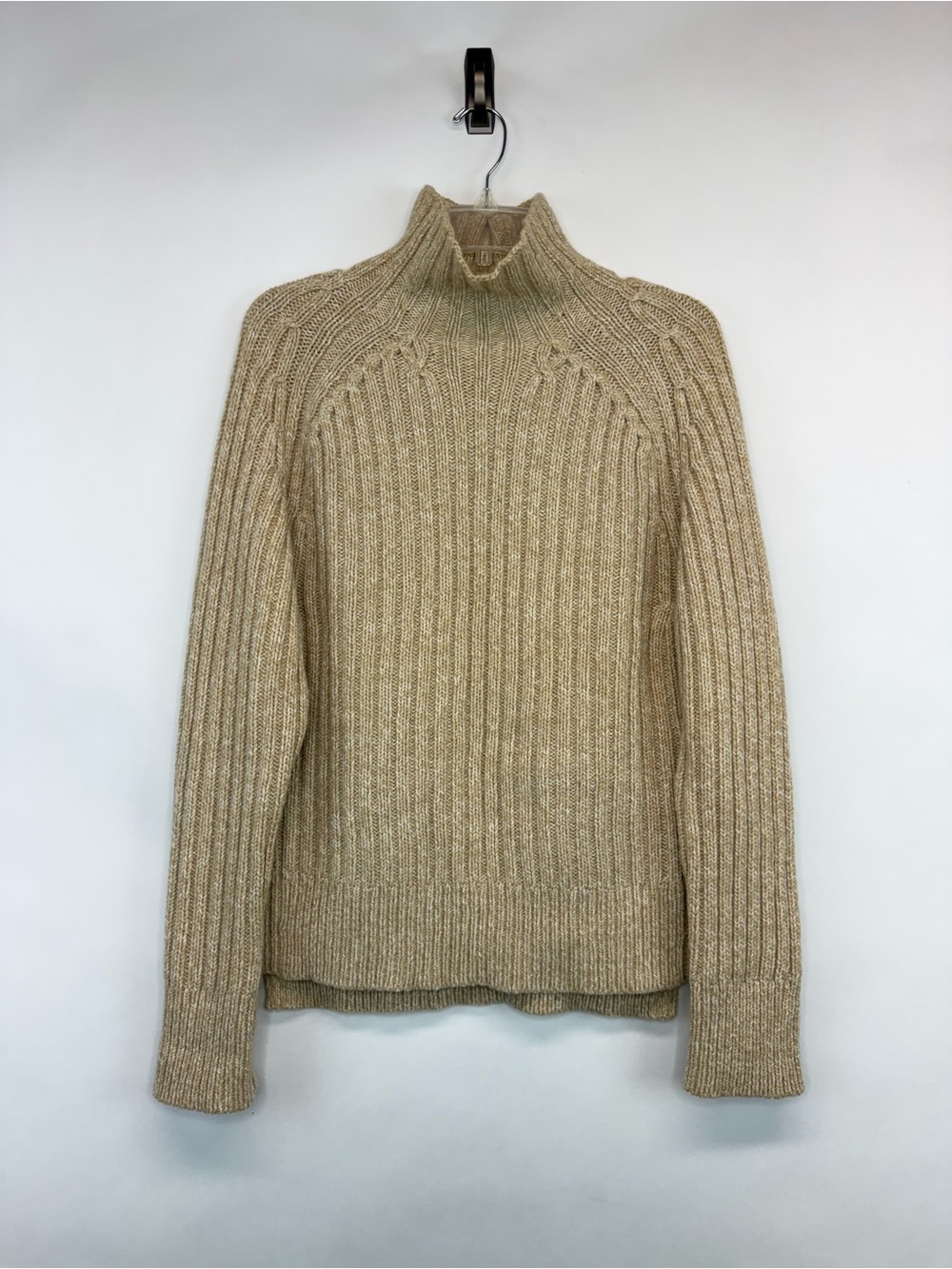 Polo Ralph Lauren Wool Cashmere Ribbed Turtleneck Sweater Sz M